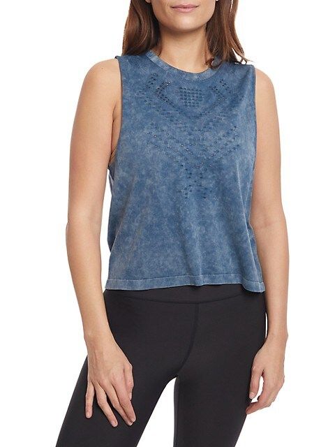 Sage Collective Tribal Mesh Seamless Tank Top on SALE | Saks OFF 5TH | Saks Fifth Avenue OFF 5TH