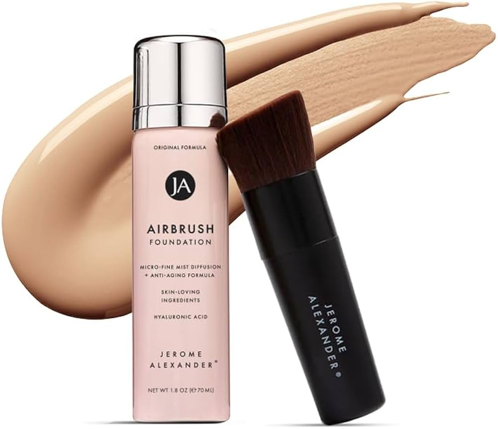 MagicMinerals AirBrush Foundation by Jerome Alexander – 2pc Set with Airbrush Foundation and Ka... | Amazon (US)