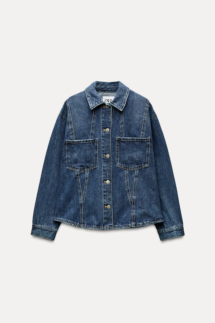 TRF DENIM OVERSHIRT | Zara US