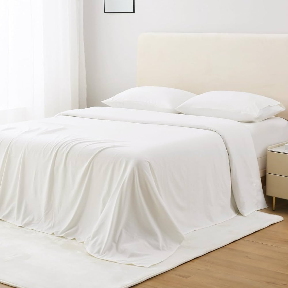 GOKOTTA Queen Sheet Set, 4-Piece Brushed Microfiber Sheets for Queen Size Bed Set, 16-Inch Deep P... | Amazon (US)