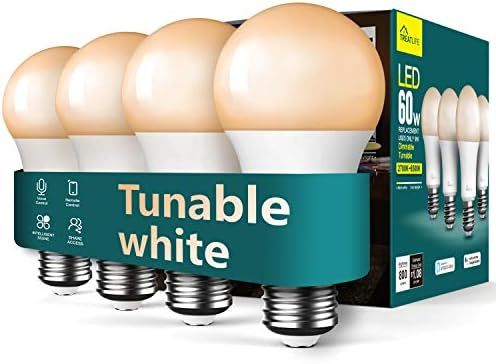 Smart Light Bulbs, TREATLIFE WiFi LED Light Bulb, Dimmable Smart Bulb Works with Alexa, Google Home, | Amazon (US)