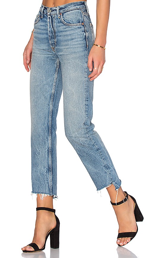 Helena High-Rise Straight Jean | Revolve Clothing (Global)