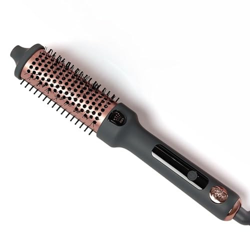 Hairtage Heated Curl Brush - 1.5 Inch Thermal Round Brush for Smooth & Frizz-Free Hair - 10 Minute Blowout - Effortless Curls - Refresh Your Look -Ceramic Tourmaline Ion Technology - Up to 400 Degrees | Amazon (US)