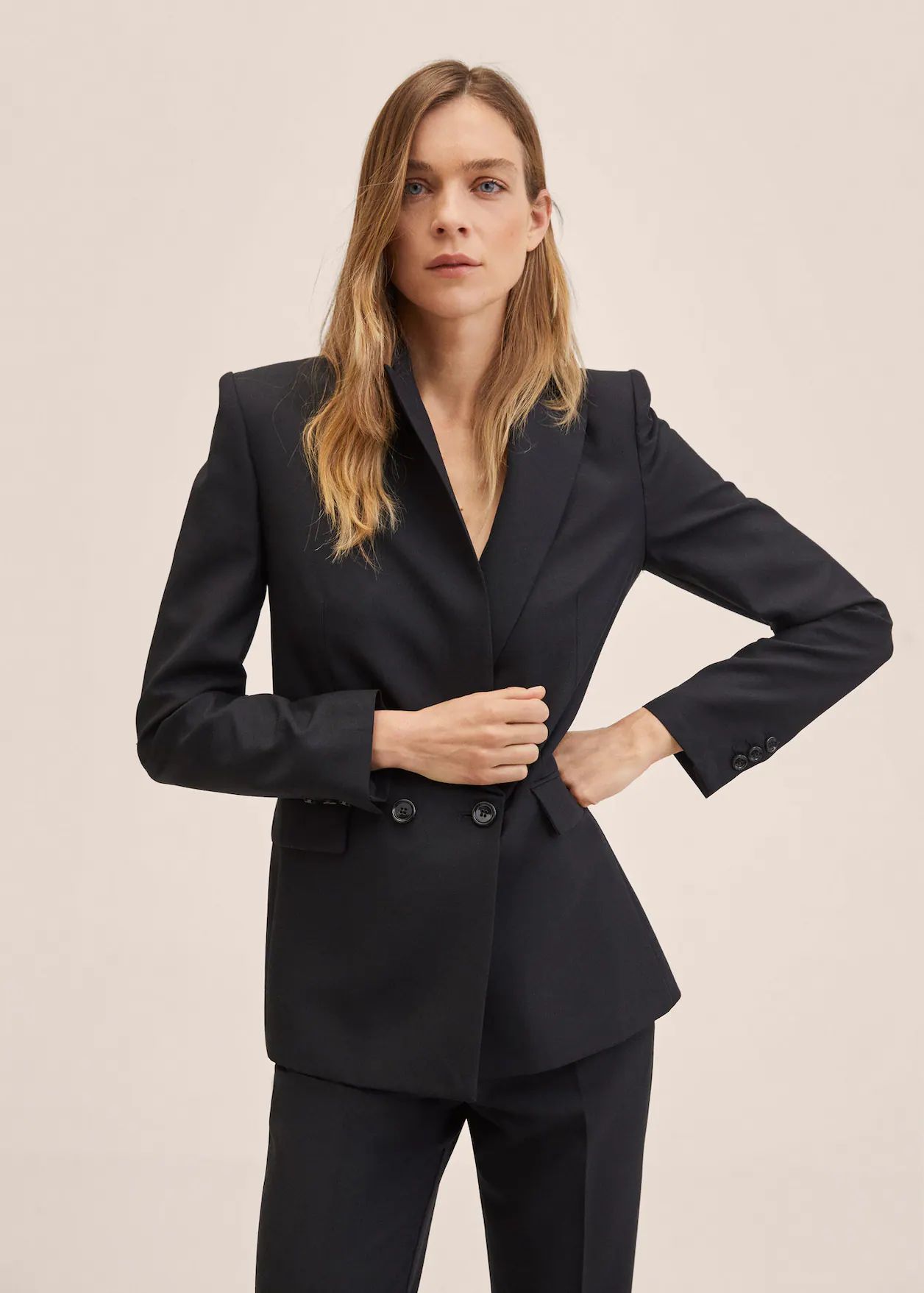 Wool suit blazer | MANGO (UK)