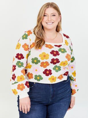 Retro Flower Sweater | Arula