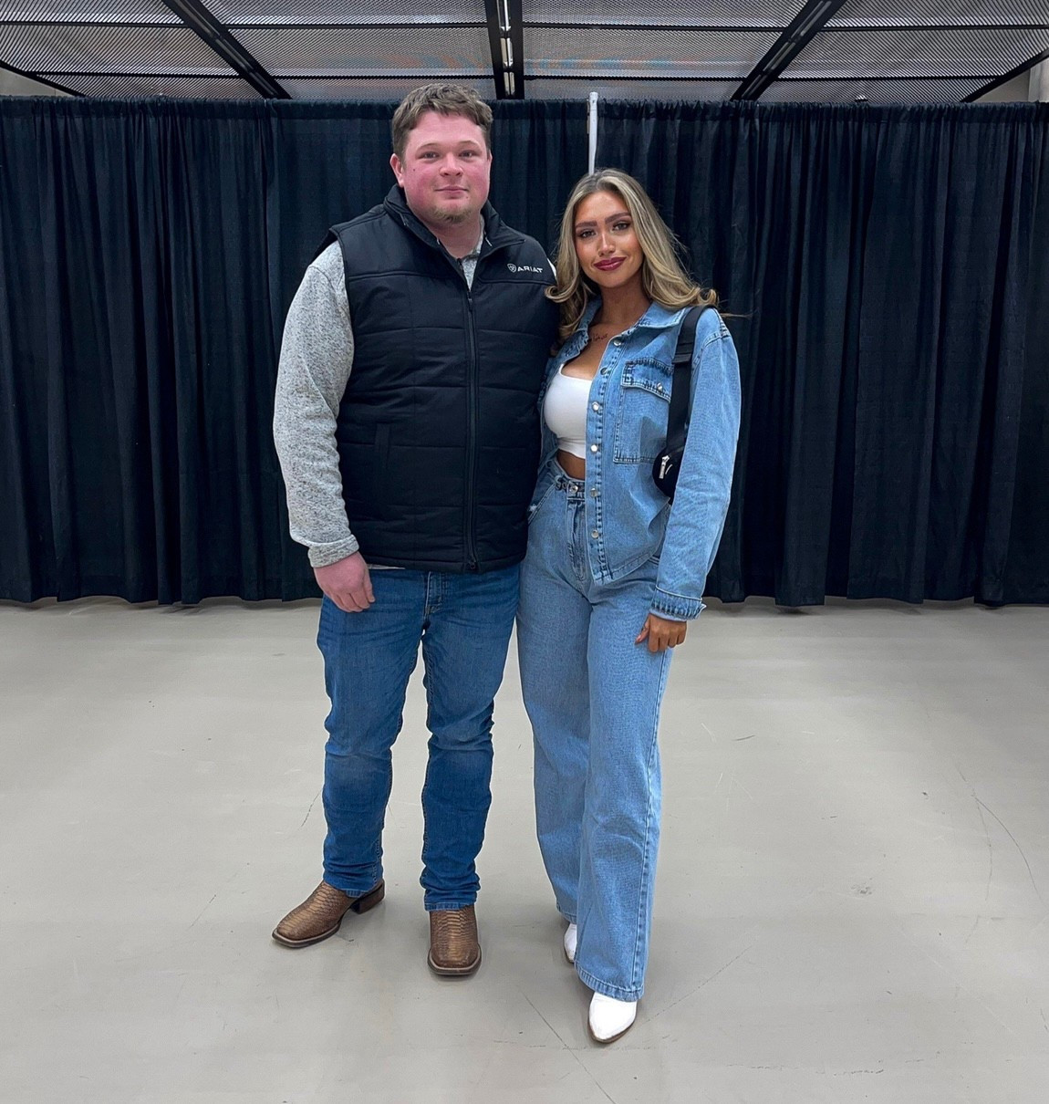 the denim set looks a little more gray in the product pictures than irl, but super cute, wore to a rodeo🤠

#LTKBeauty #LTKFestival