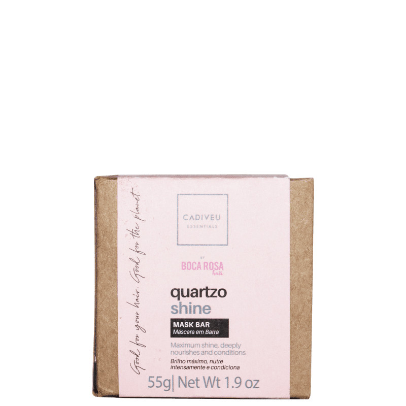 Máscara de Tratamento em Barra Cadiveu Essentials Quartzo Shine By Boca Rosa Hair 55g | Beautybox (BR)