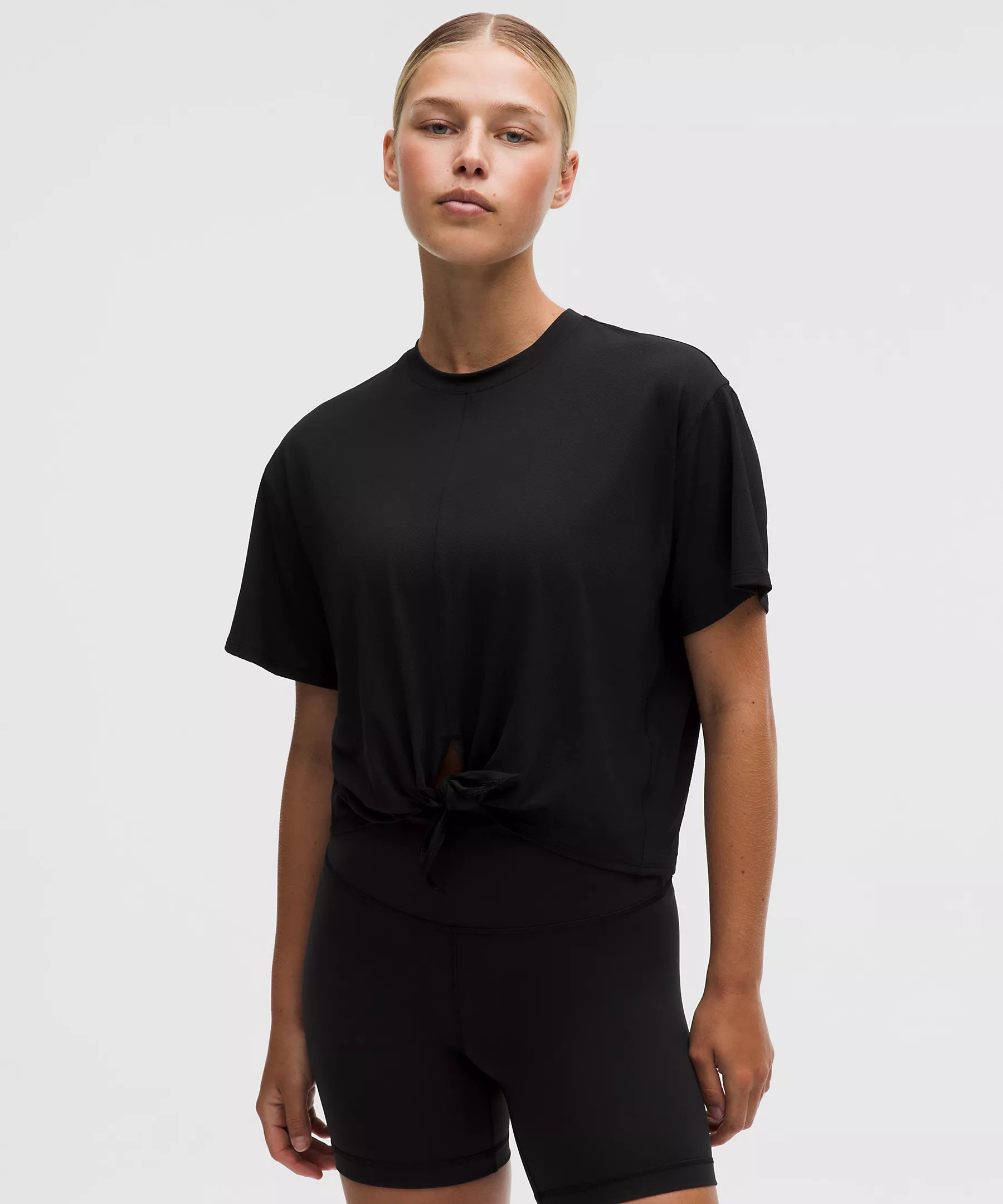 All-Sport Tie-Front Short-Sleeve Shirt | Lululemon (US)
