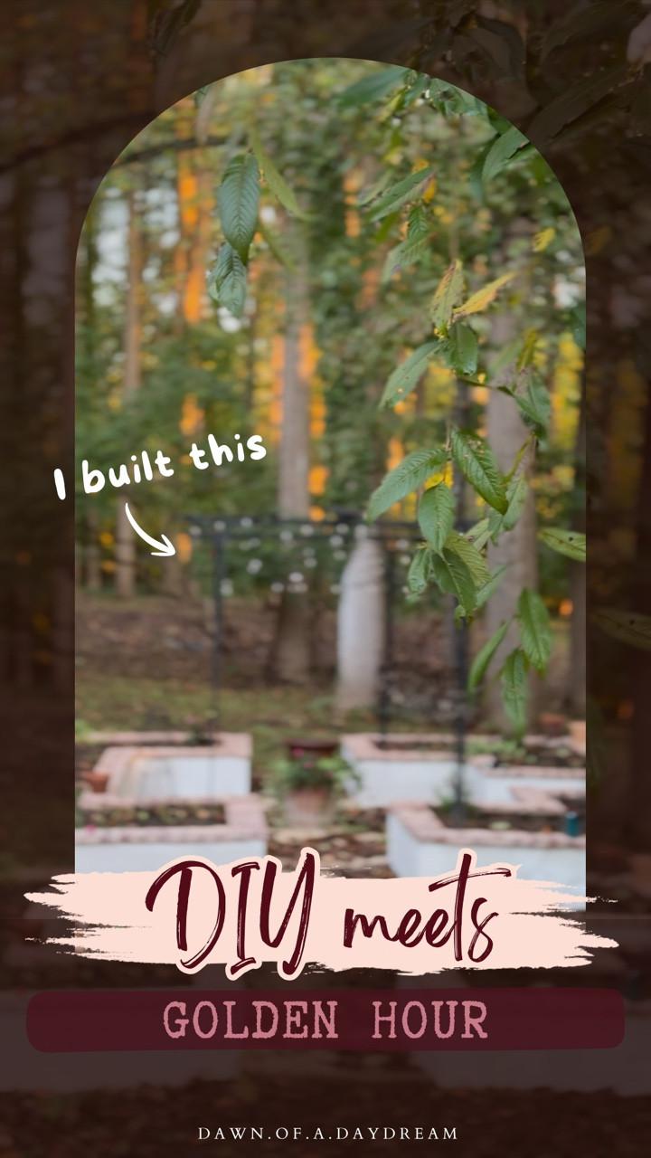 It took a whole year of work to enjoy this glow 🥹☀️

This is the most magical DIY project I’ve ever taken on aaand undoubtedly the longest and hardest too 😅

When we moved into our house this was an old slab of concrete that served zero purpose but I always dreamt of it as an old world European garden bursting with veggies.

I finished just in time for the end of the growing season so now I’m patiently waiting for spring to see what I can grow. If you have any gardening tips for me, please share the because I am very much new to this! 🌱

If you want to watch the full build from start to finish you can click on the link in the video or head to my raised highlight for most detailed way to view! ☺️

............................................................................ 

#DIYGardenProject #EuropeanGardenStyle #RaisedBedGarden #FixerUpperDIY #GardenTransformation
DIY European style garden build | transforming a concrete slab into a garden | raised bed garden DIY project | backyard garden transformation ideas | building a cottage style vegetable garden | fixer upper outdoor renovation project | DIY garden courtyard design | beginner gardener starting a vegetable garden | creative backyard makeover with raised beds | DIY landscaping project from start to finish