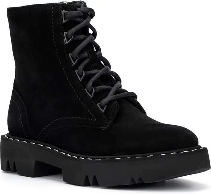 Aquatalia Harlyn Suede Combat Boot | Nordstrom | Nordstrom