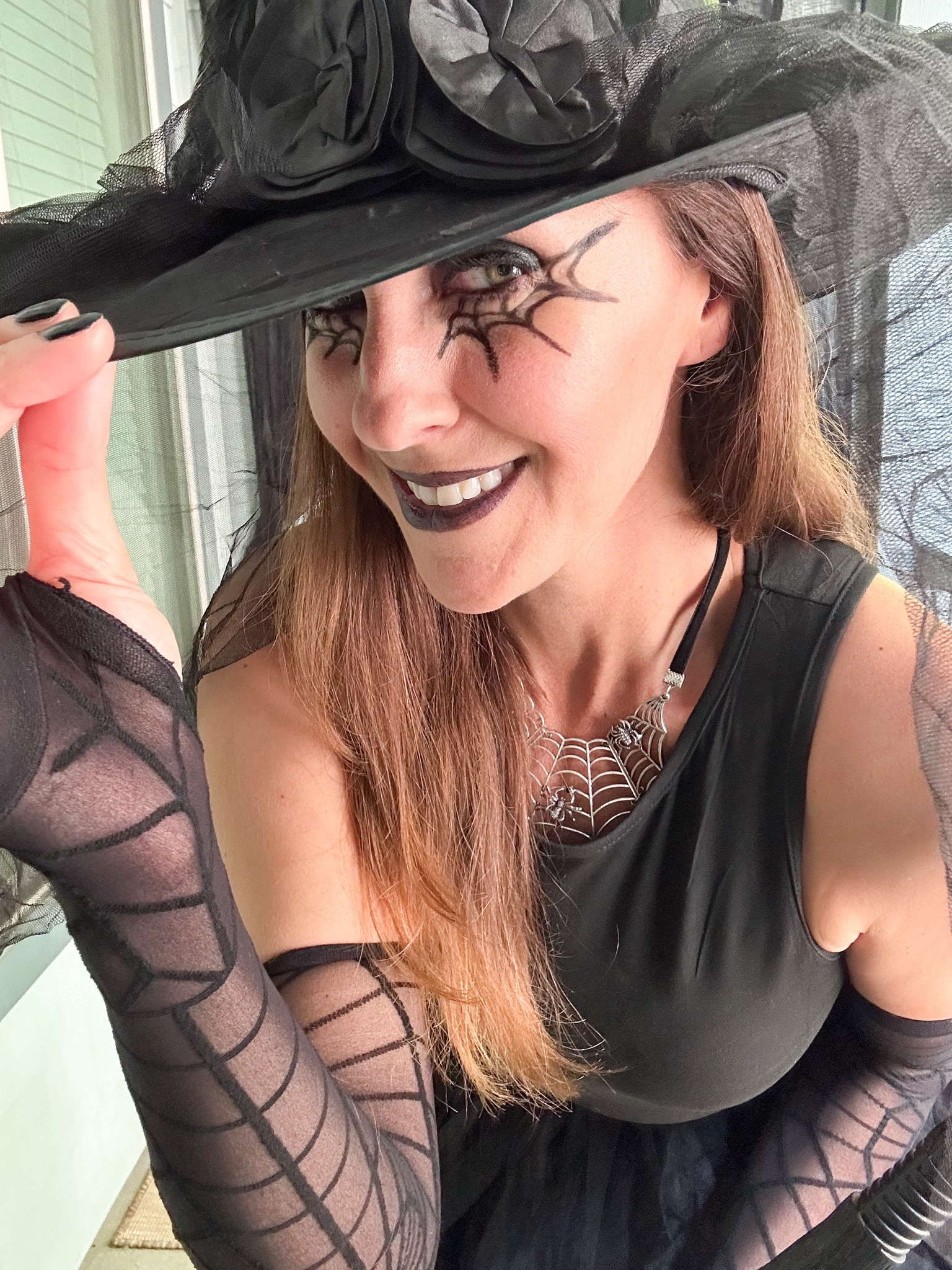 Easy spiderweb eyes! 🕷️

#LTKOver40 #LTKParties #LTKSeasonal