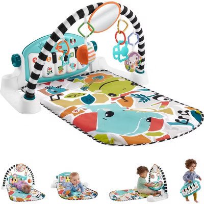Fisher-Price Glow & Grow Kick and Play Gym - Blue | Target