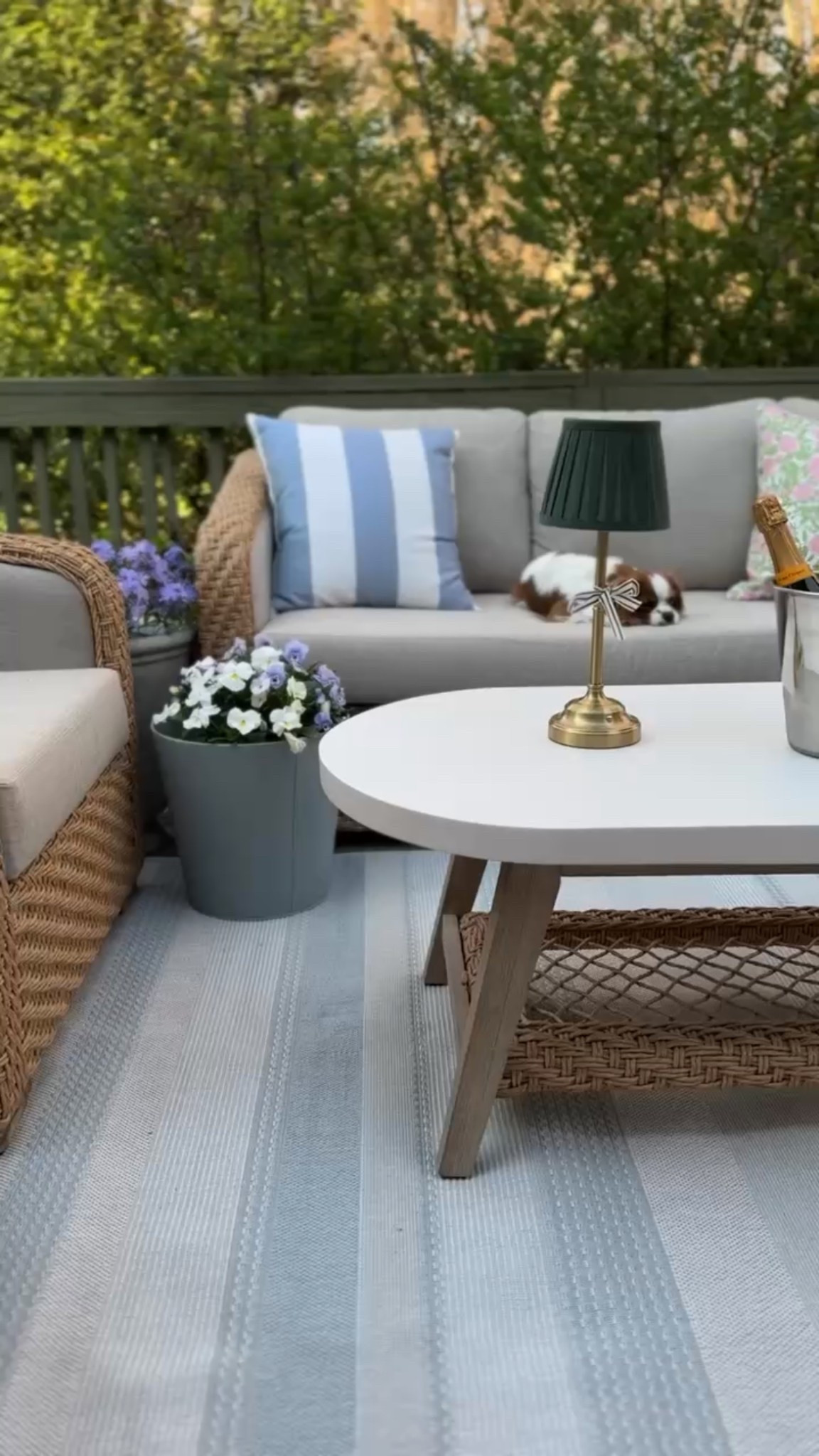 Love this outdoor rug from Amazon! Perfect for our back deck. Amazon finds, outdoor rug, blue and white rug, blue striped rug

#LTKHome