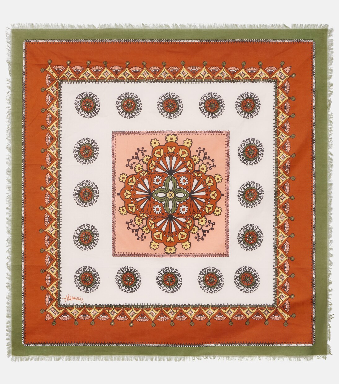 Contina Midi fringed cotton scarf | Mytheresa (US/CA)