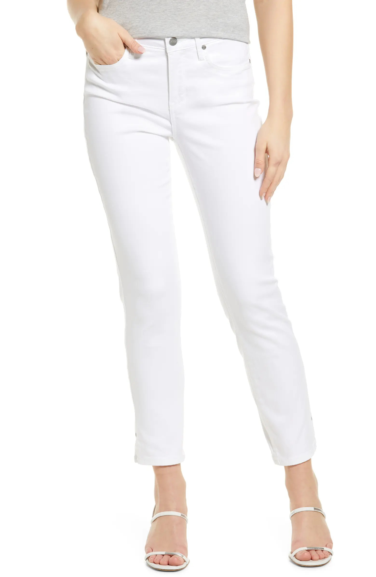 Sheri Side Slit Slim Ankle Jeans | Nordstrom