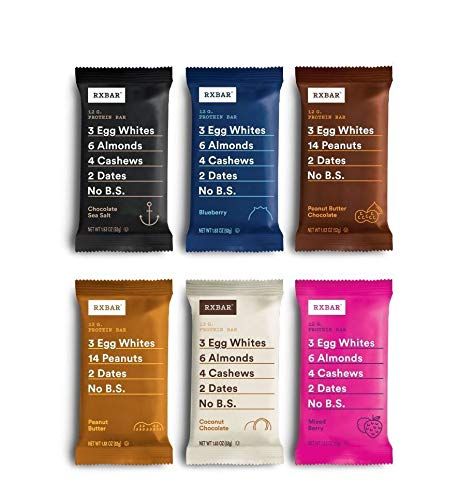 RXBAR, Best Seller Variety Pack, Protein Bar, 1.83 Ounce (Pack of 12), High Protein Snack, Gluten... | Amazon (US)