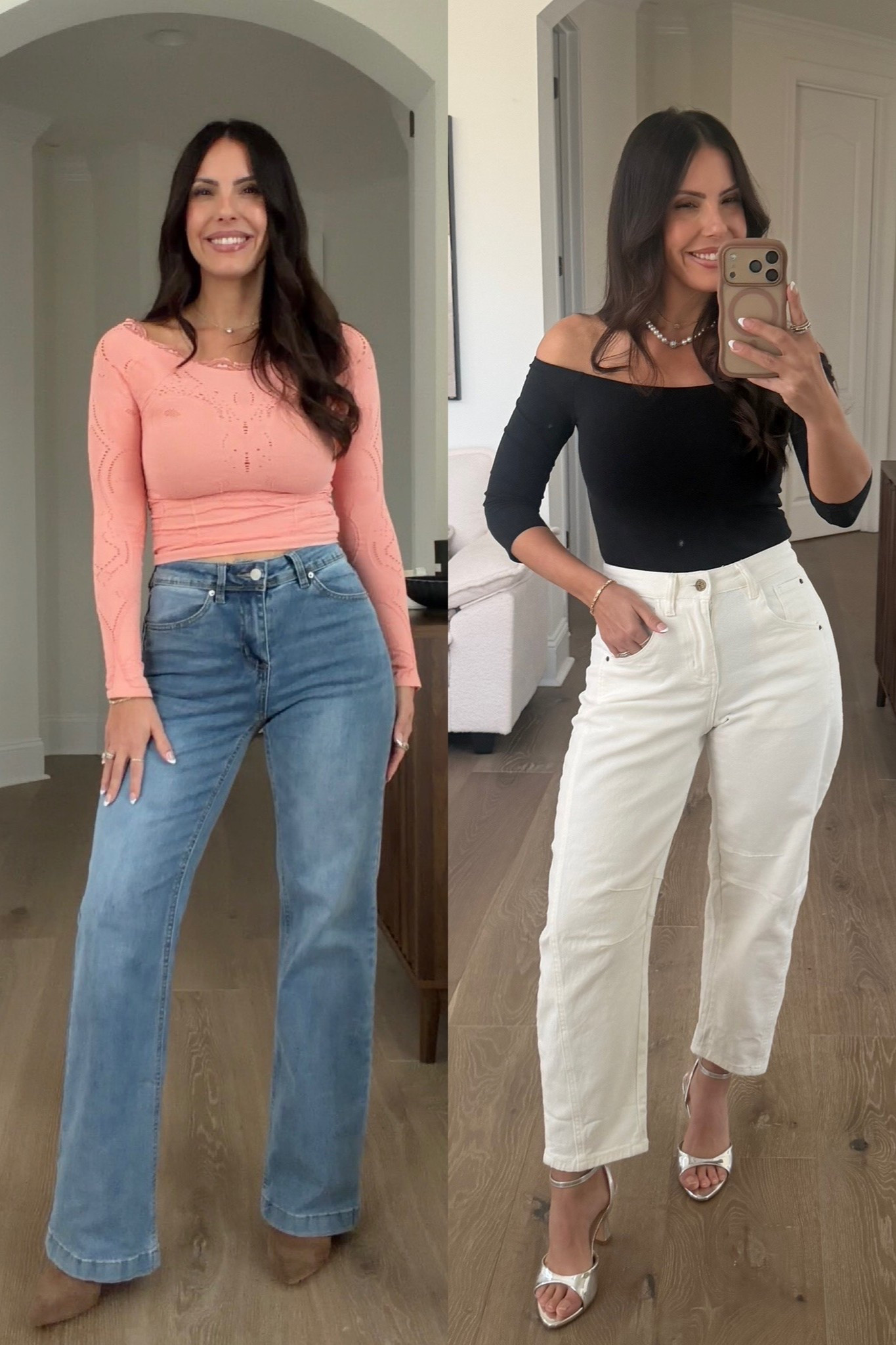 Amazon jeans under $50
First style - wearing an extra small, regular insane
Second style, wearing an extra small and the color white 