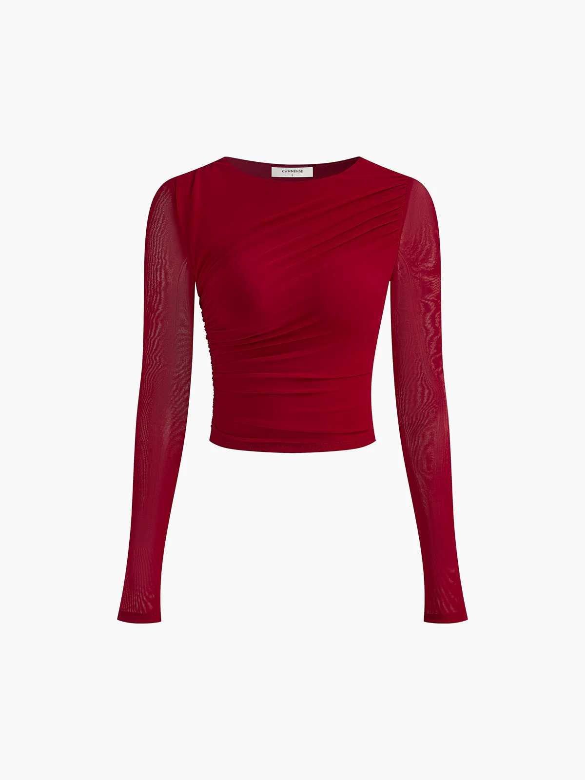 Pleated Jersey T-Shirt | Commense
