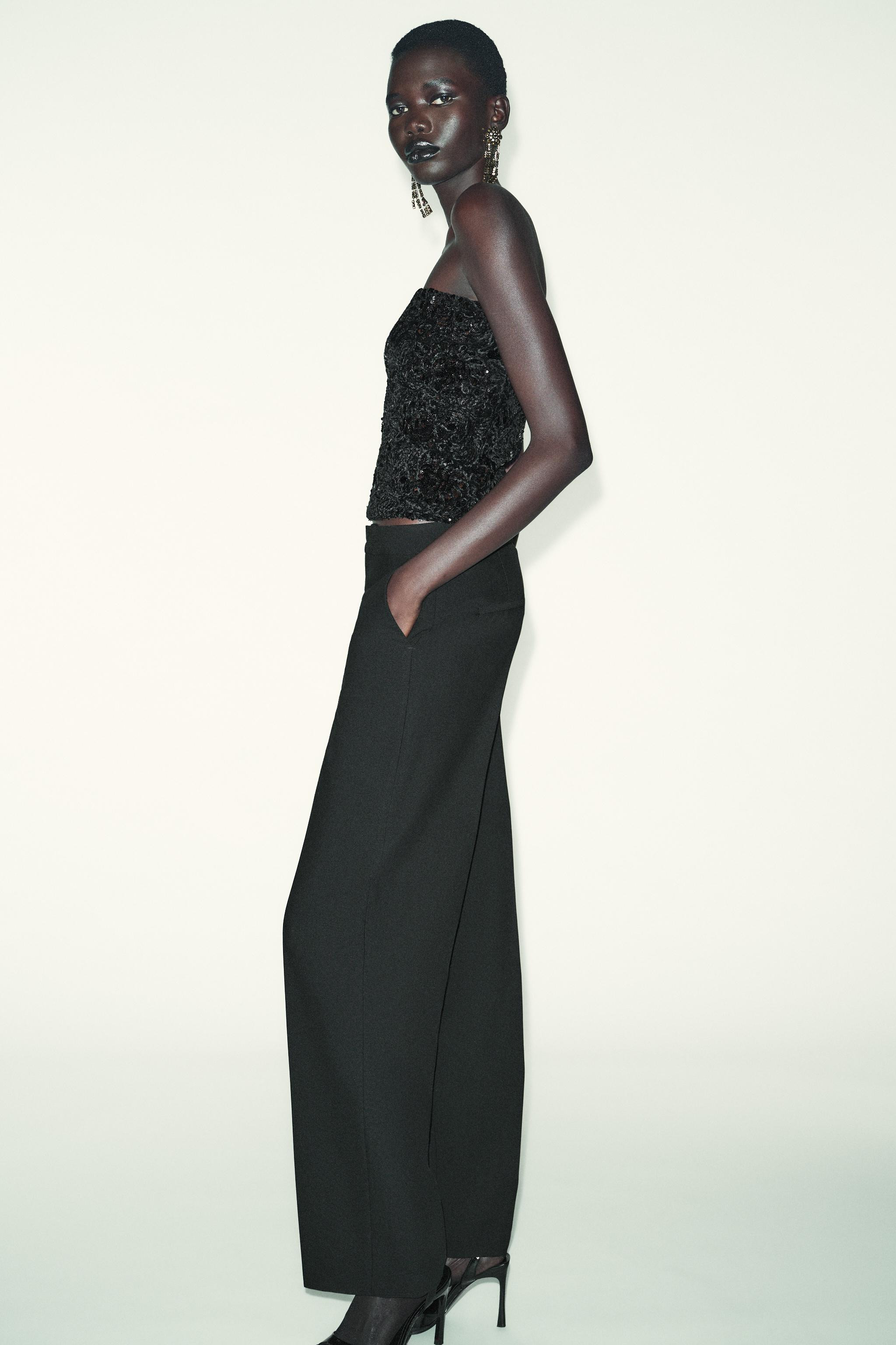 PANTALONI DRITTI VITA ALTA | Zara IT