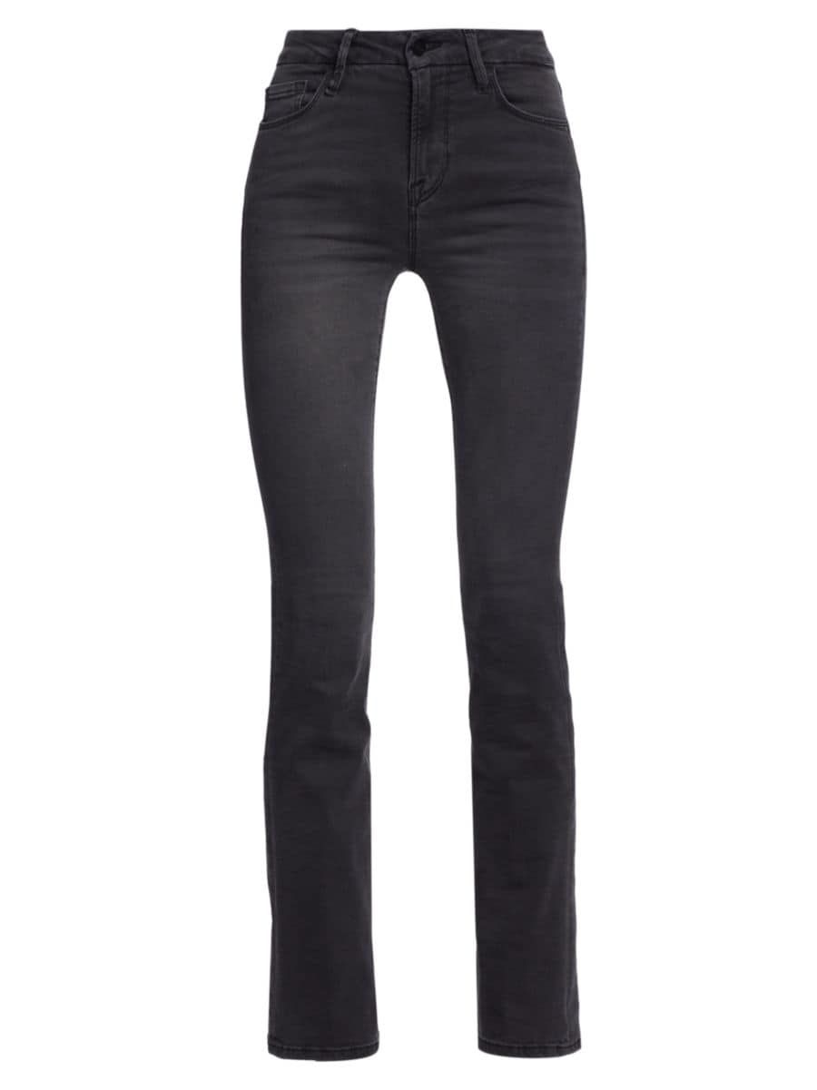 Le Mini Boot High-Rise Stretch Slim Boot-Cut Jeans | Saks Fifth Avenue