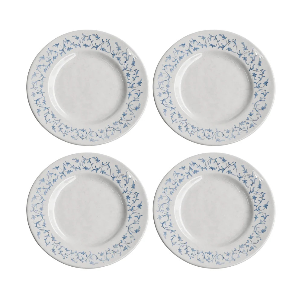 Beatriz Ball Vida Sienna Melamine Dinner Plate, Set of 4 | Sabavi Home