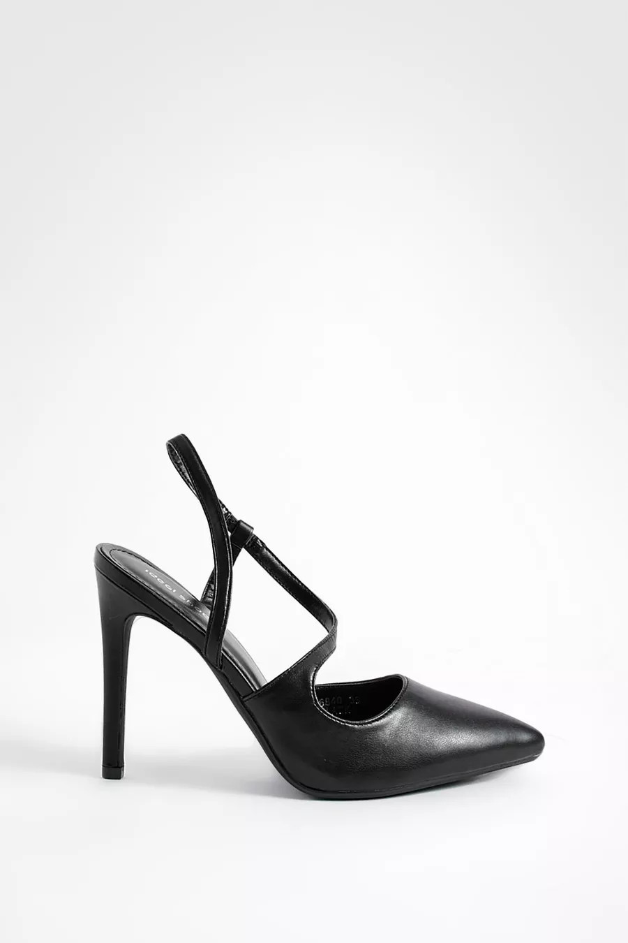 Asymmetric Strap Court Heels | Boohoo.com (UK & IE)
