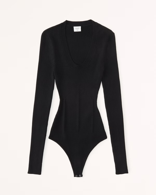Scoopneck Sweater Bodysuit | Abercrombie & Fitch (US)