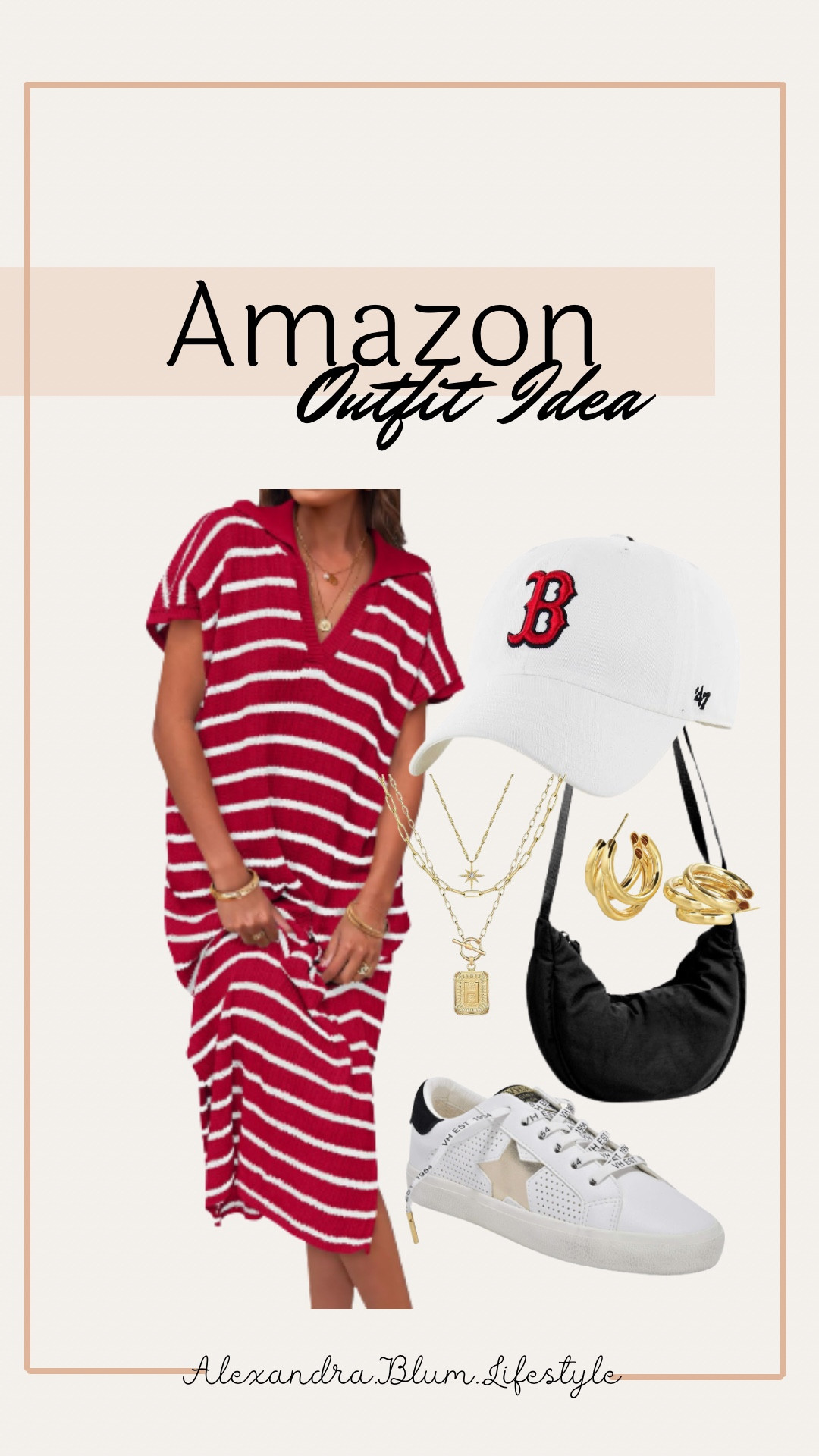 Baseball outfit idea for spring and summer! Casual summer outfit idea! Baseball game outfit! Amazon fashion! Summer outfit! Spring outfit! Casual style! 

#LTKItBag #LTKFindsUnder50 #LTKStyleTip