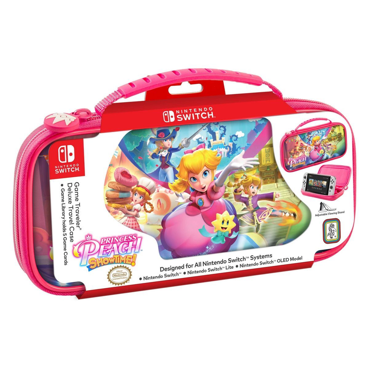 Game Traveler Deluxe Travel Case for Nintendo Switch - Princess Peach Showtime | Target