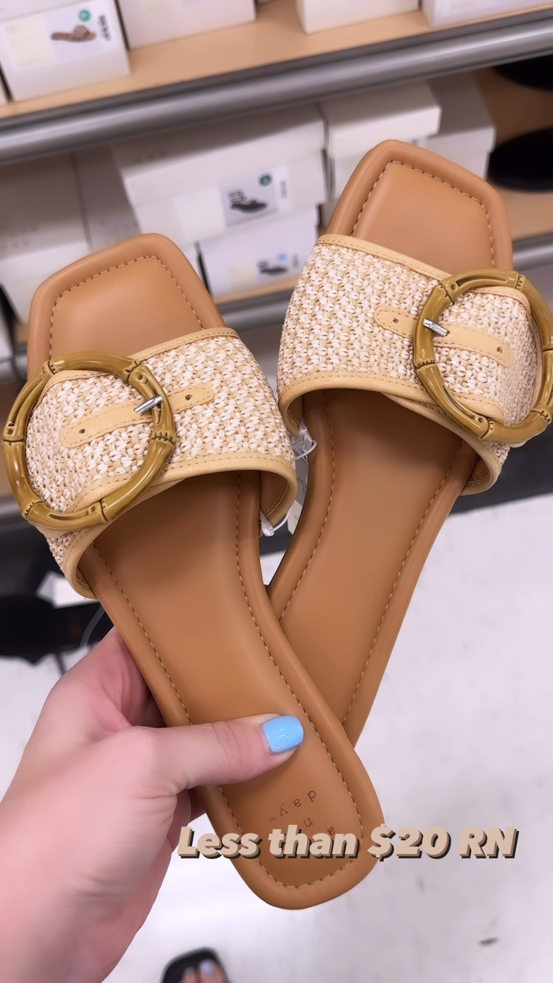 Target sandals on sale now!! Get 20% off on these slides.  Also available in cram and black! 

Target style, Target sandals women, Target shoes, Target outfits 

#LTKSummerSales #LTKShoeCrush #LTKVideo