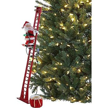 Mr. Christmas Super Climber Musical Animated Indoor, Plastic, Christmas Decoration, 42 Inches, Wh... | Amazon (US)
