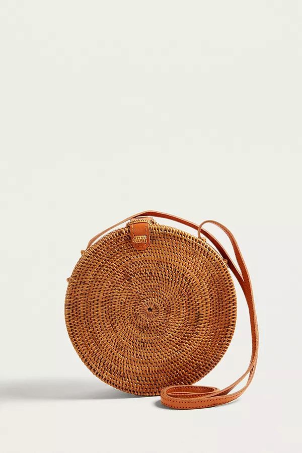 Kreisrunde Umhängetasche aus Stroh | Urban Outfitters AT-DE
