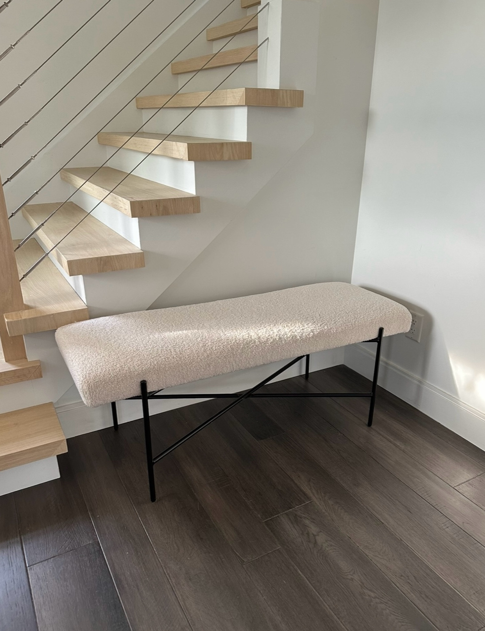 This boucle bench is apart of Target Circle Week! Last day is today 🤍

#LTKSaleAlert #LTKSummerSales #LTKHome