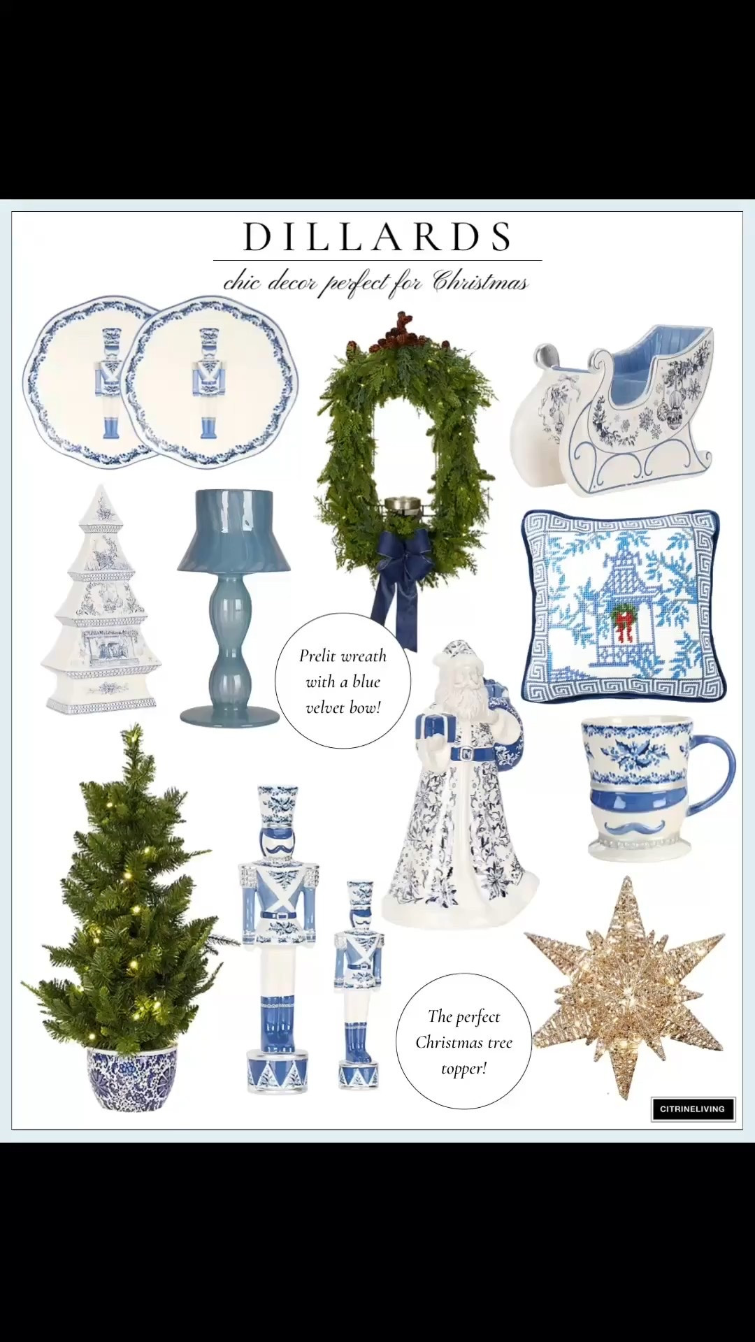 Christmas decorations from Dillard’s Southern Living!

Christmas decor, Christmas finds, Christmas home finds, blue and white Christmas finds, Christmas wreath, Christmas plates, Christmas decoration

#LTKHome #LTKHoliday #LTKSeasonal