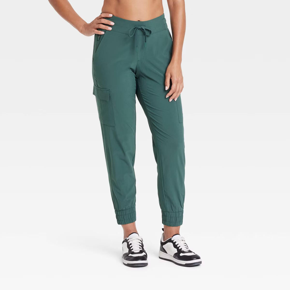 Women's Active Light Mid-Rise Cargo Joggers - All In Motion™ | Target