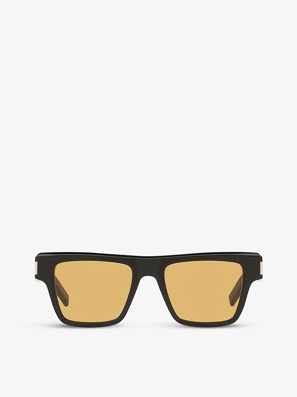 SL469 rectangular-frame acetate sunglasses | Selfridges