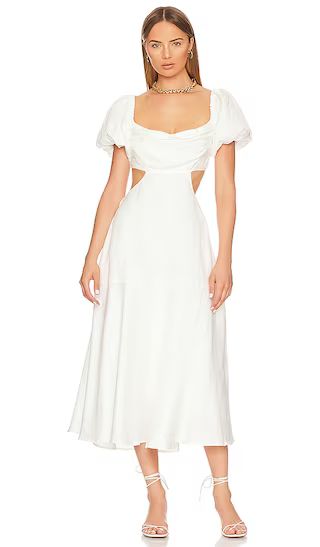 Winley Dress in Off White | Revolve Clothing (Global)