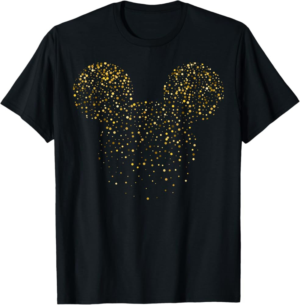 Disney New Year's Mickey Mouse Confetti T-Shirt Small | Amazon (US)
