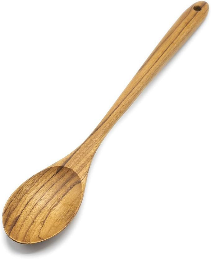 FAAY 13.5" Teak Cooking Spoon, Wooden Spoon, Mixing Spoon Handcraft from Teak | Healthy and High ... | Amazon (US)