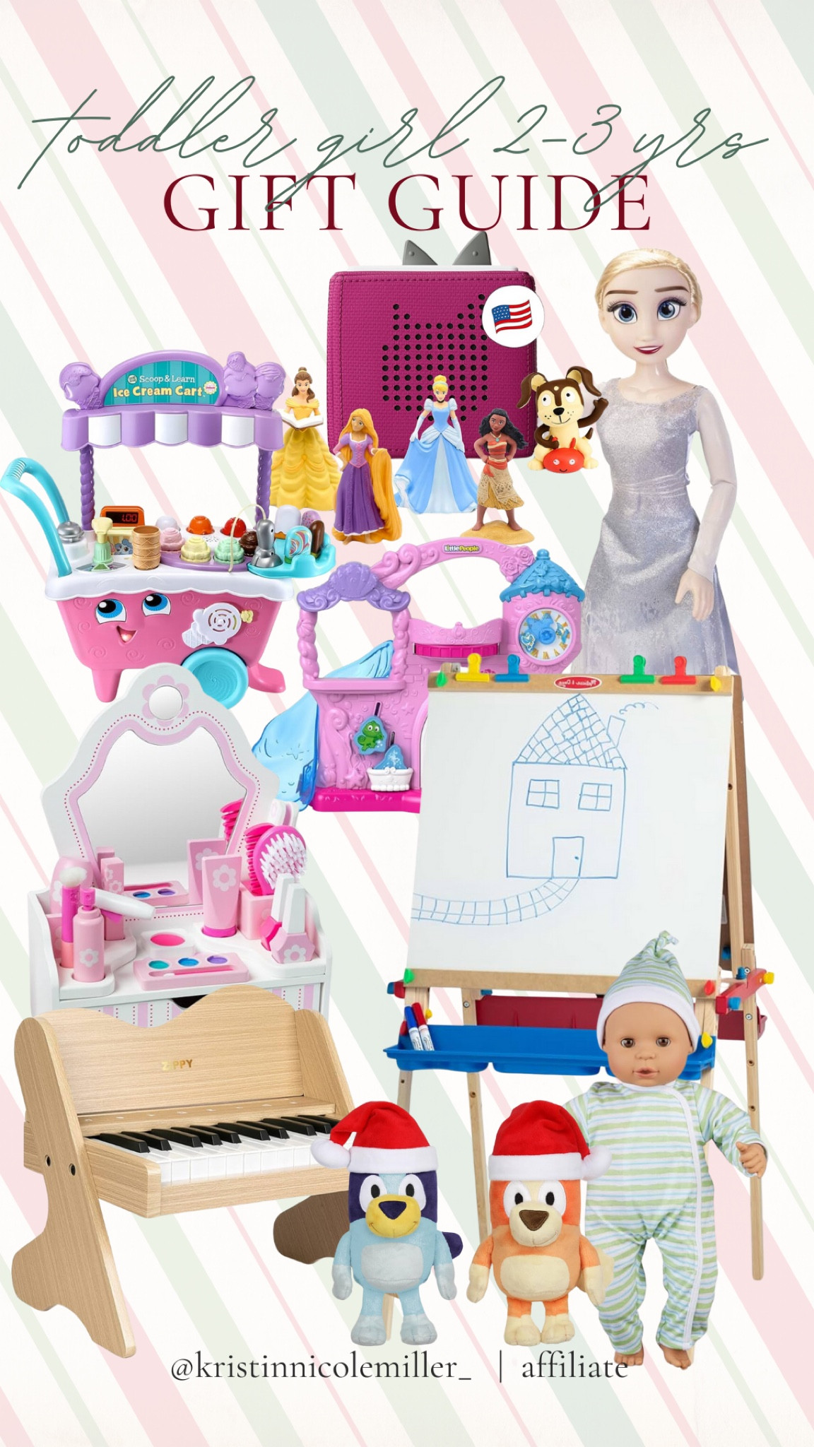 Holiday gift guides are here!! Toddler girls 2-3 years old // my picks! Find these all on Amazon for the loved ones in your life. 

Seasonal, holidays, gift guide, kids, family, babies, toys, Amazon prime, unique, affordable 

#LTKSeasonal #LTKHoliday #LTKGiftGuide