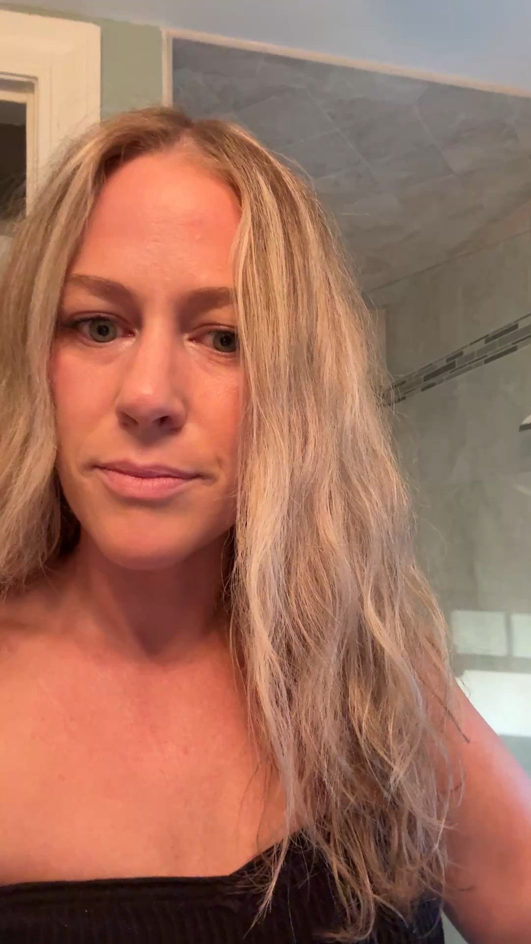 Natural waves! I do have frizzy hair but adds a beautiful wave! 