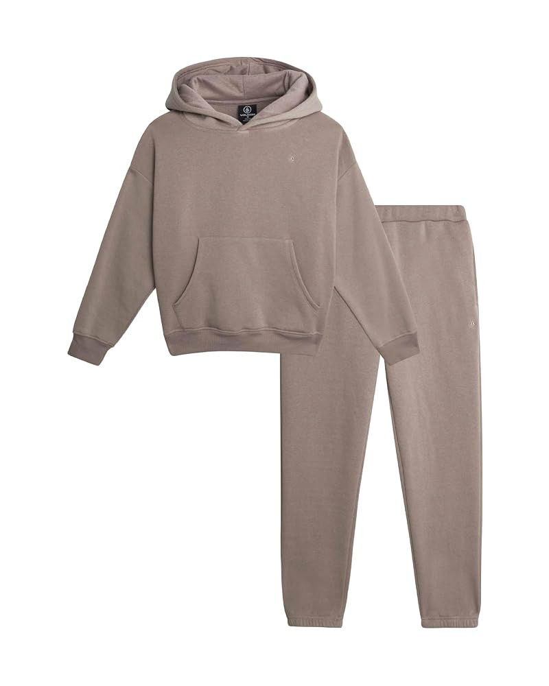Volcom Boys' Active Tracksuit Set - 2 Piece Athletic Performance Fleece Hoodie Sweatshirt and Jog... | Amazon (US)