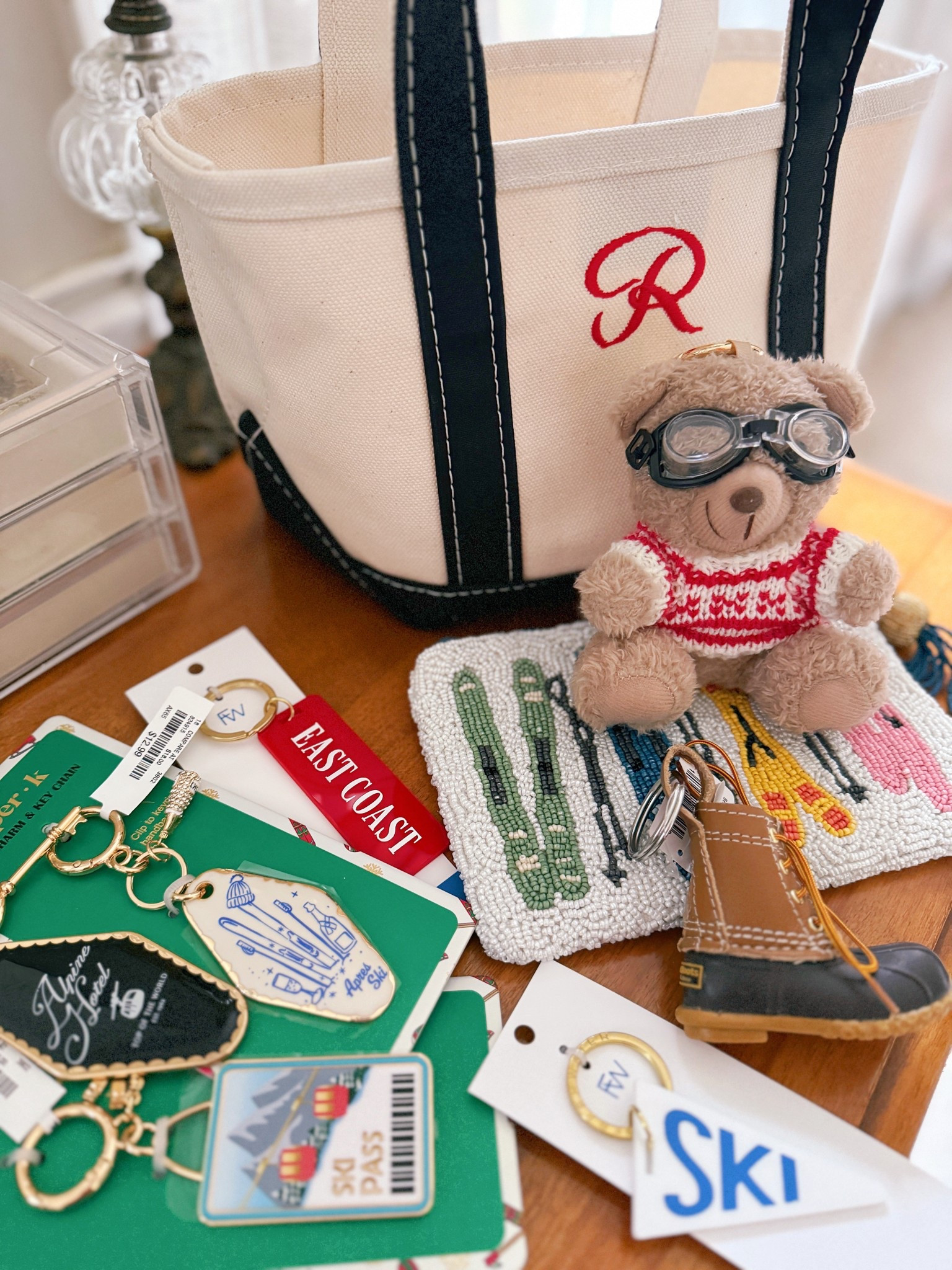 In my winter era! The cutest LL Bean mini boat and tote for my winter escapes. The LL Bean boat and tote - makes the perfect gift! 🎁 I have the mini natural with black trim and red monogram.
Mini tote, canvas bags, bag charms, beaded pouchhes

#LTKSeasonal #LTKGiftGuide #LTKHoliday