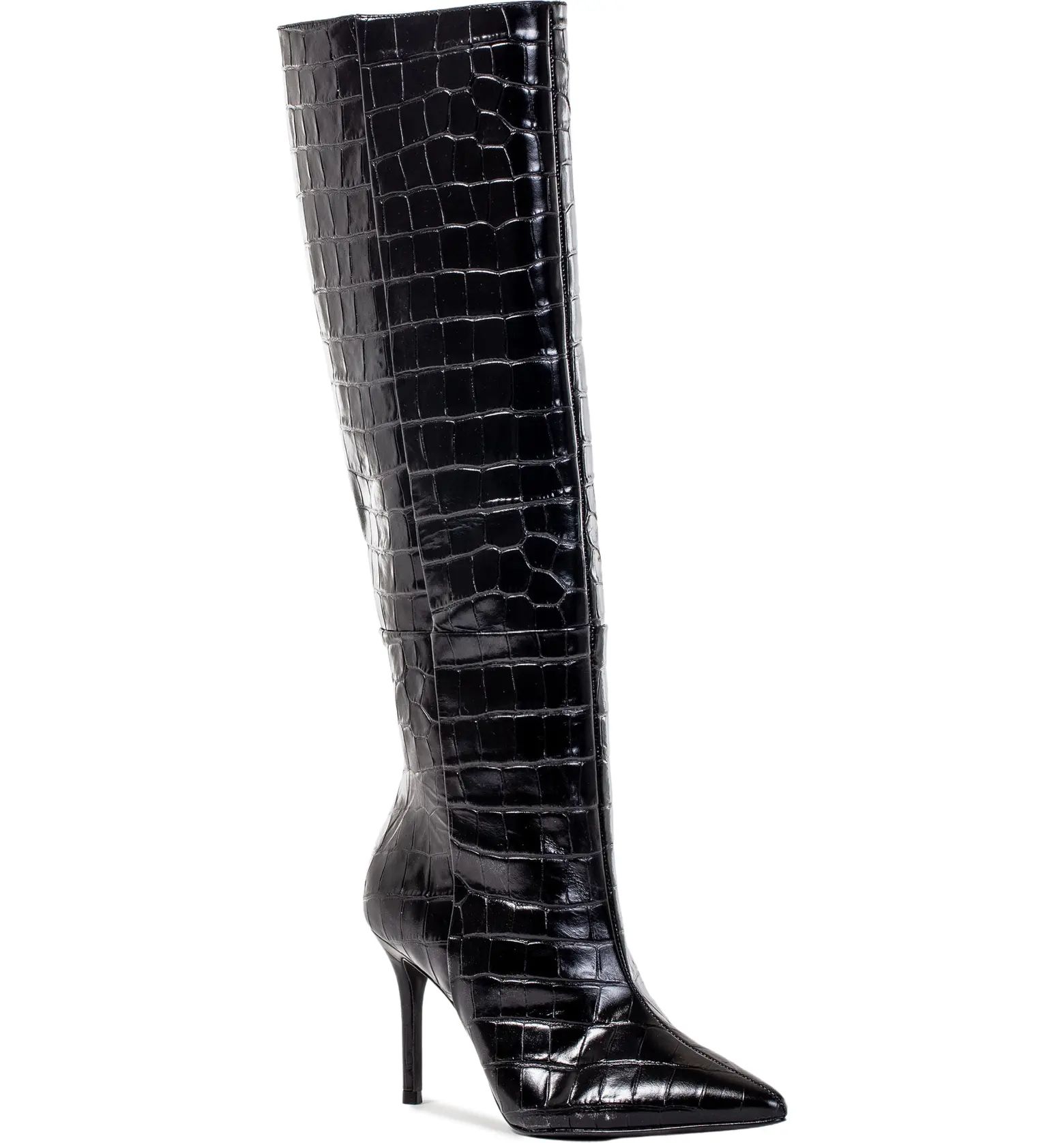 Tory Croc Embossed Knee High Boot (Women) | Nordstrom