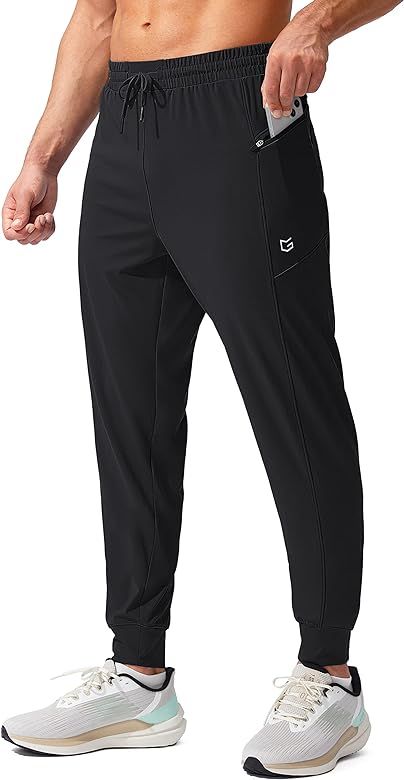 G Gradual Men's Joggers Pants with Zipper Pockets Stretch Athletic Sweatpants for Men Workout Jog... | Amazon (US)