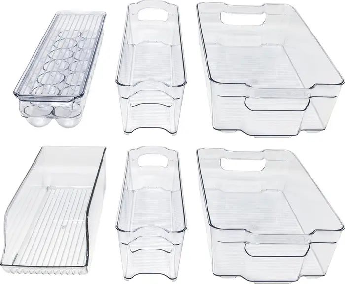 6-Piece Refrigerator & Freezer Organizer Bins | Nordstrom Rack