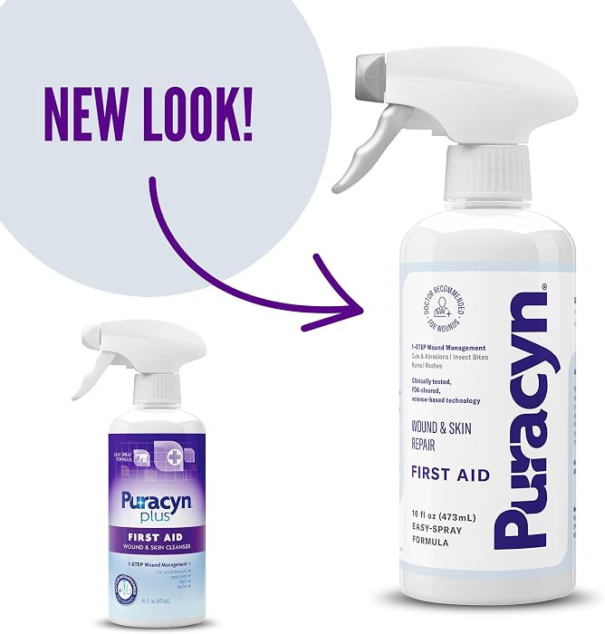 First Aid Wound and Skin Cleanser - Hypochlorous-Based Wound Care Spray for Cuts, Scrapes, Minor ... | Amazon (US)