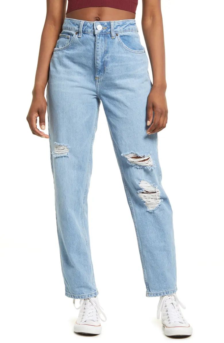 BDG Urban Outfitters Destroyed High Waist Mom Jeans | Nordstrom | Nordstrom