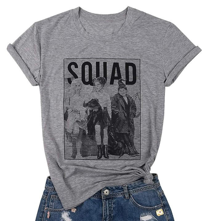 BANGELY Sanderson Sisters Squad Cute T Shirt Halloween Graphic Tees for Women Hocus Pocus Funny S... | Amazon (US)