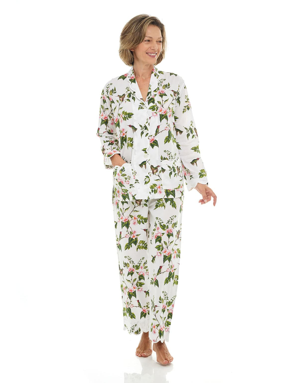 White Hummingbird Pajamas | Heidi Carey